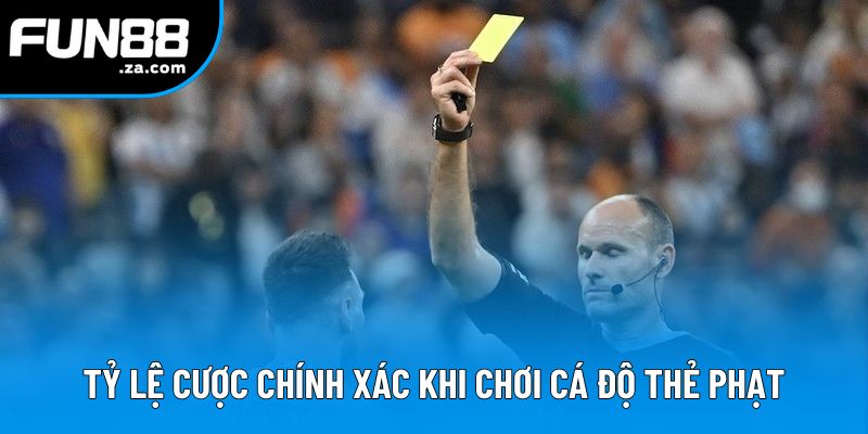 Tỷ lệ cược chính xác khi chơi cá độ thẻ phạt Tỷ lệ cược chính xác khi chơi cá độ thẻ phạt